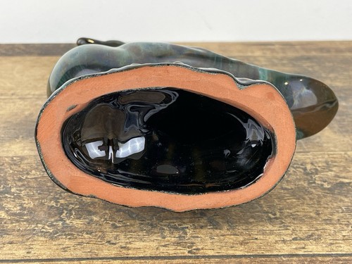 Blue Mountain Pottery Goose Vintage Figurine Canada Goose Blue Green Lava Glaze - Bild 10 von 10
