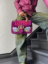Gucci Marmont LOVED Borsa a Catena in Velluto Edizione Limitata