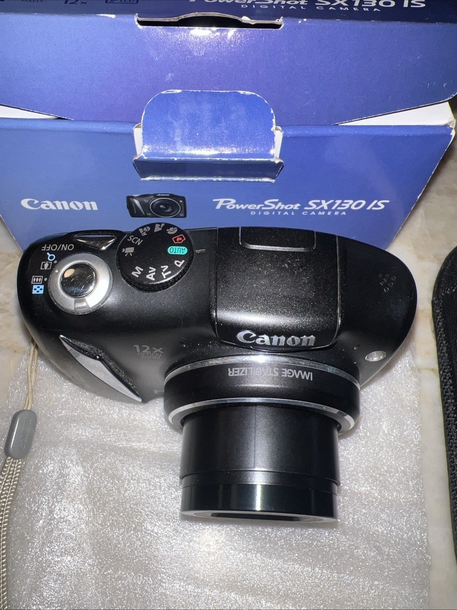 Canon PowerShot SX130 IS 12.1MP 12x Compact Digital Camera With
