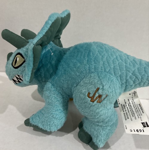 Universal Studios Jurassic World Azul Triceratops Hasbro Peluche Dinosaurio 2014 - Imagen 9 de 9