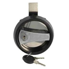 Door Handle Lockable Lock Handle Locker Bolt Lock Round Door Lock Ø 72 mm