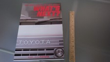 1985 Vtg 26th TOKYO MOTOR SHOW Toyota Deluxe Truck/Van Sales Brochure Souvenir