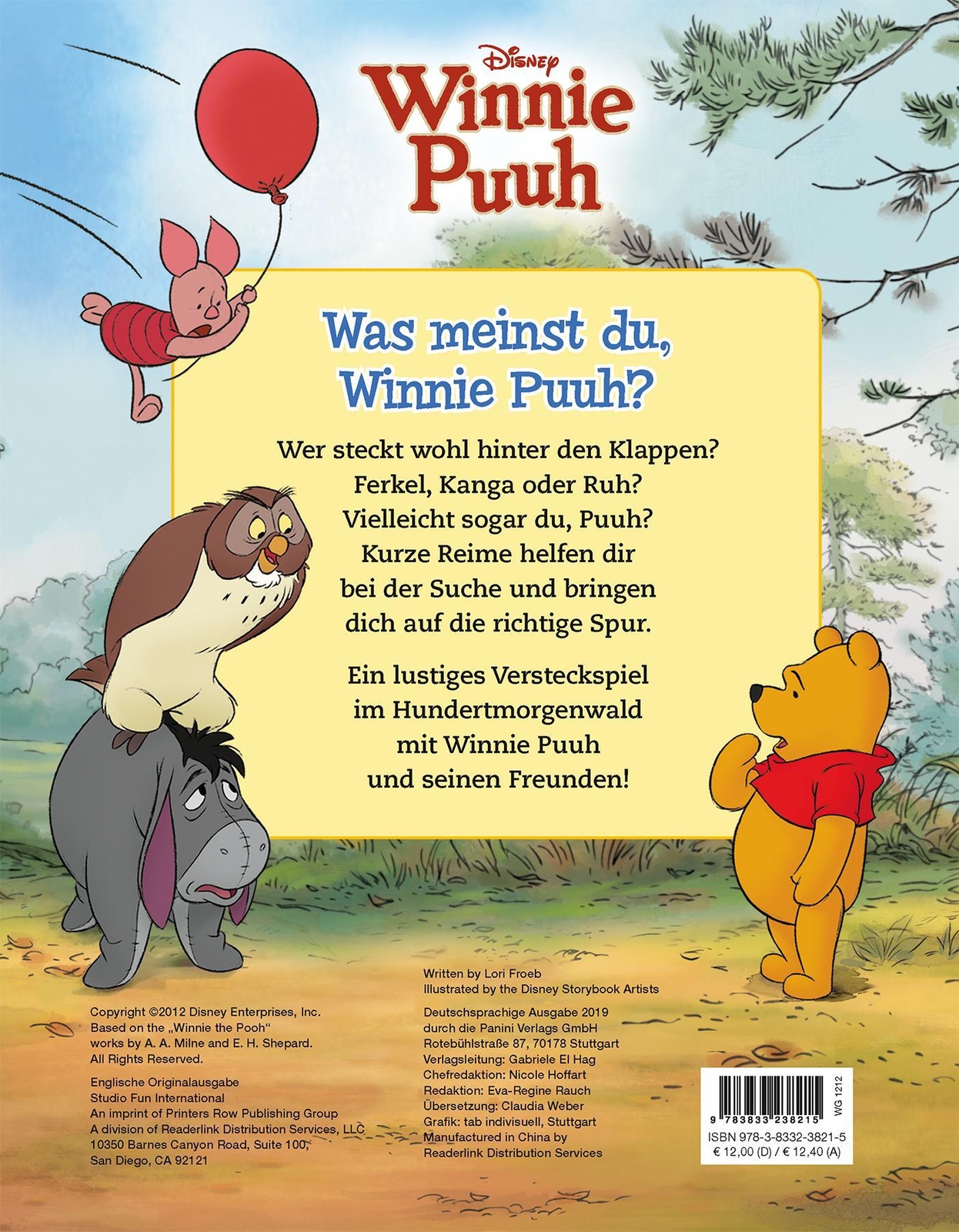 Thumbnail - Disney Winnie Puuh: Such Mich, Puuh | Lori Froeb | Buch | 12 S. |