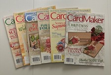 Lot of Cardmaker Magazines-Sept/Nov 2012, Spring/Summer 2013, 2014, 2015