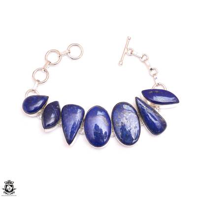 Lupus ビザール　石付き Unique Shape! Lapis Lazuli Genuine Gemstone Bracelet B4571 | eBay