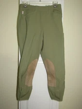 The Tailored Sportsman Pants Green English Riding Habits Equestrian Womens 28
