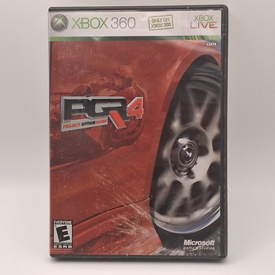 Project Gotham Racing 4 (Microsoft Xbox 360, 2007) Complete W/ Manual Tested