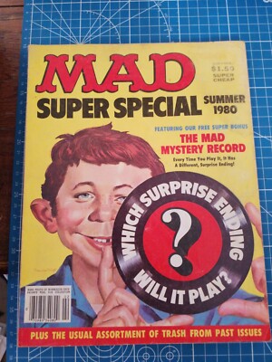 Mad Magazine Super Special Summer 1980 Without Record | eBay