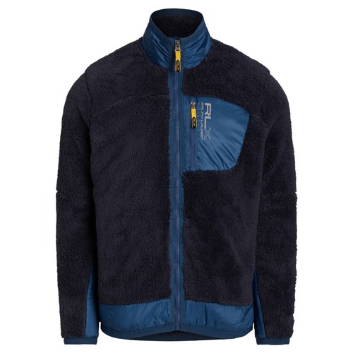 $298 NWT RLX RALPH LAUREN Men's High-Pile Fleece Hybrid Technical Jacket Small S