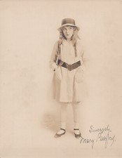 Mary Pickford (1919) 🎬⭐ Vintage - Signed Autograph Photo by Hartsook K 321