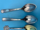 SPOONS PAIR TOWLE'S LOG CABIN & PAIR REED & BARTON ALL 4" vintage — photo 2