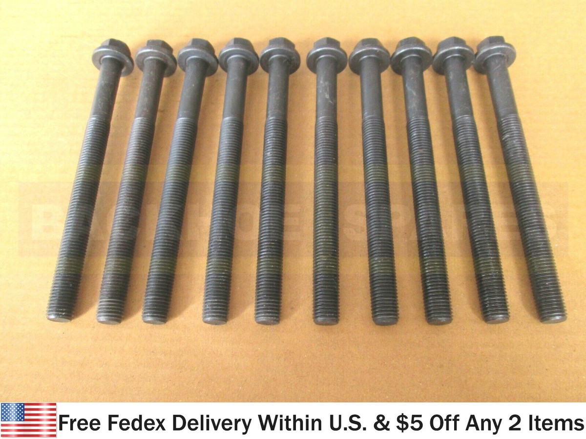 JCB PARTS - JCB ENGINE CYLINDER HEAD BOLT M12 X 140, 10 PCS (PART 