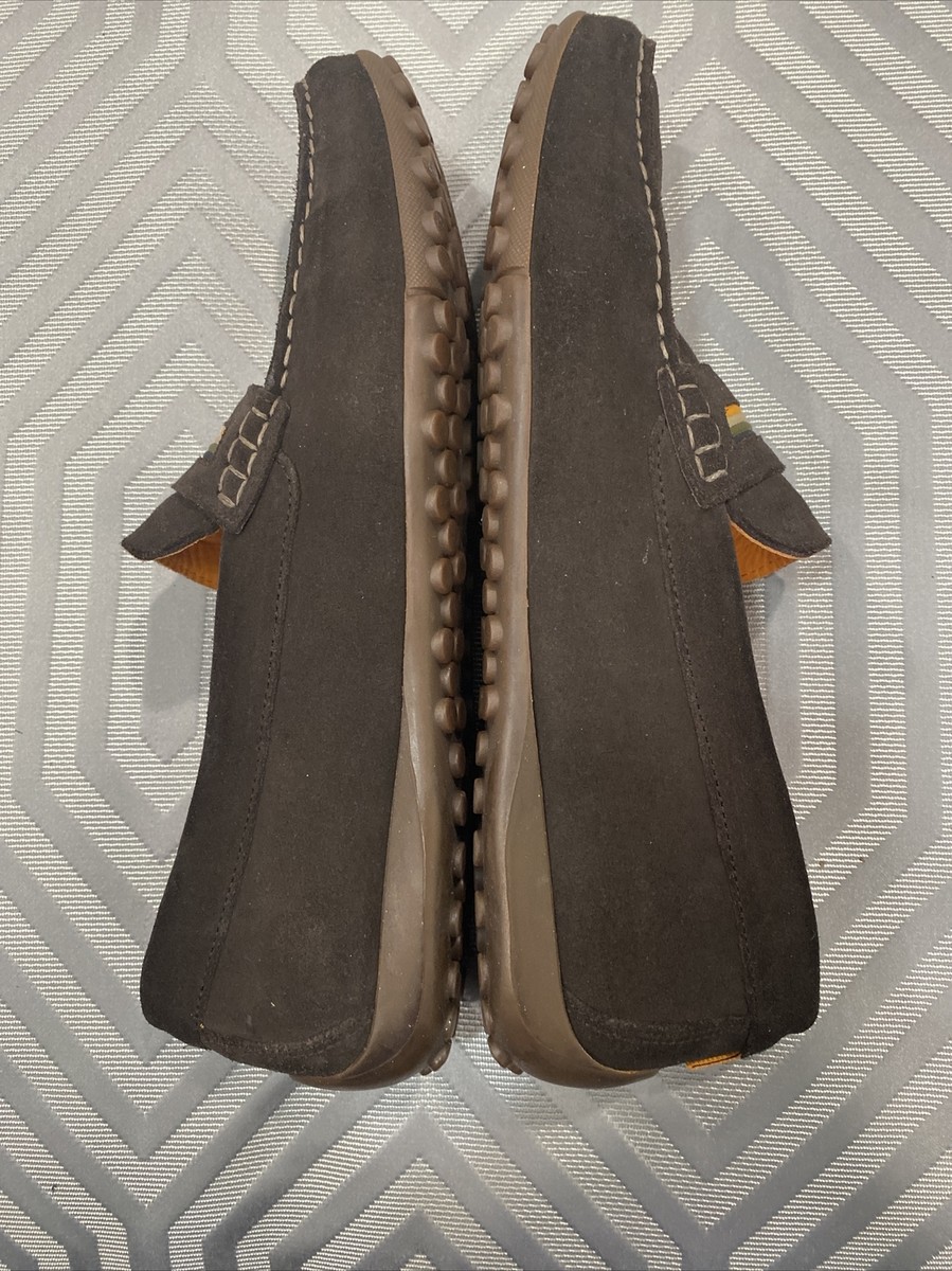 GEOX Respira Driver Loafers Brown Suede Mens Size 12. | eBay display picture 1