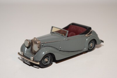 A72 1:43 MINIMARQUE GRB 94D JAGUAR MKIV 3.5 DROP HEAD OPEN GERY NEAR MINT