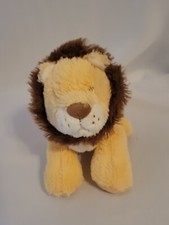 8" Carters Yellow Brown Plush Bean Filled Lion Lovey Toy LN