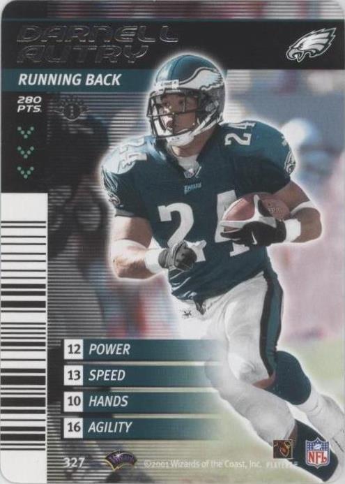 2001-02 NFL Showdown 1st Edition Darnell Autry #327 - 1 of 2
