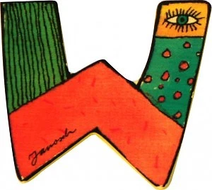 Janosch Holzbuchstaben 6cm zur Dekoration von Türen o. Wänden im Kinderzimmer - Bild 31 von 38