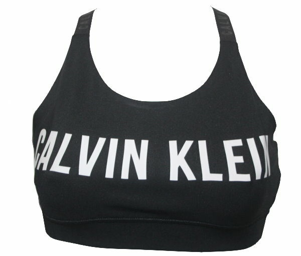 Sport Bh Sports Calvin Klein Schwarz Essential 00GWF9K202 Gr. Xs 34 Neu-image