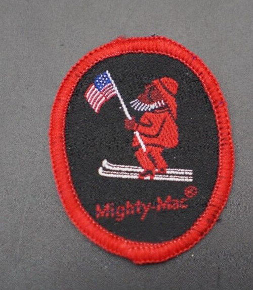 vtg. Mighty Mac Skiing Ski Winter Snow Wear Patch NOS, Jacket Pants