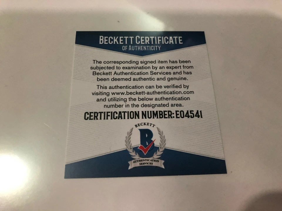 Willie Mays Autographed 14 x 21 Lithograph Stat Print # 484/1000 Beckett COA - Image 4 of 4