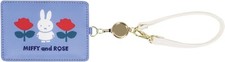 Miffy ID case pass case with reel new white Dick Bruna A
