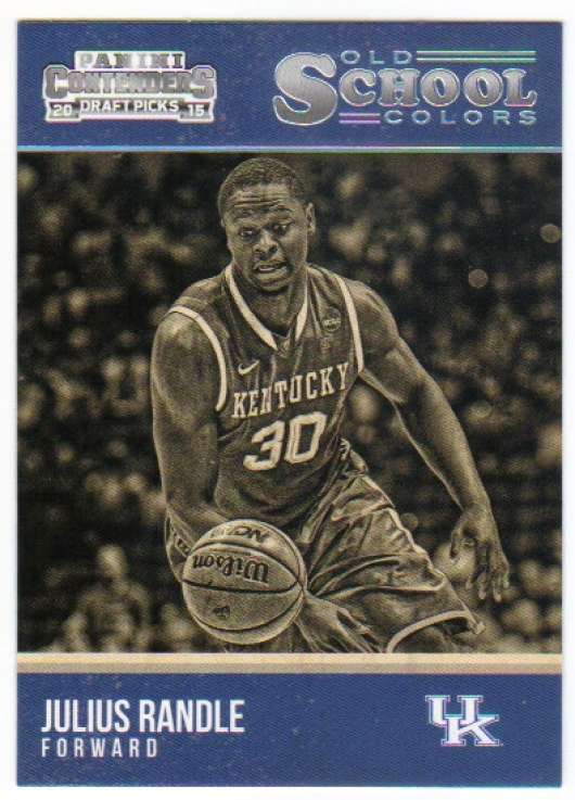 2015-16 Panini Contenders Draft Picks Old School Colors #16 Julius Randle 