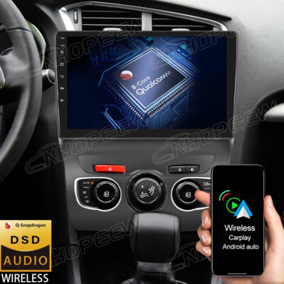 8Core 4+64GB Android 15 Autoradio GPS Carplay BT Für Citroen C4 II DS4 2011-2018