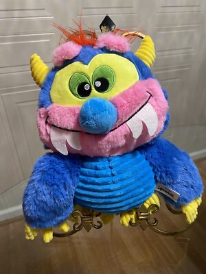 NWT MyPet Monster Dog Toy - Squeak & Crinkle Plush - 12