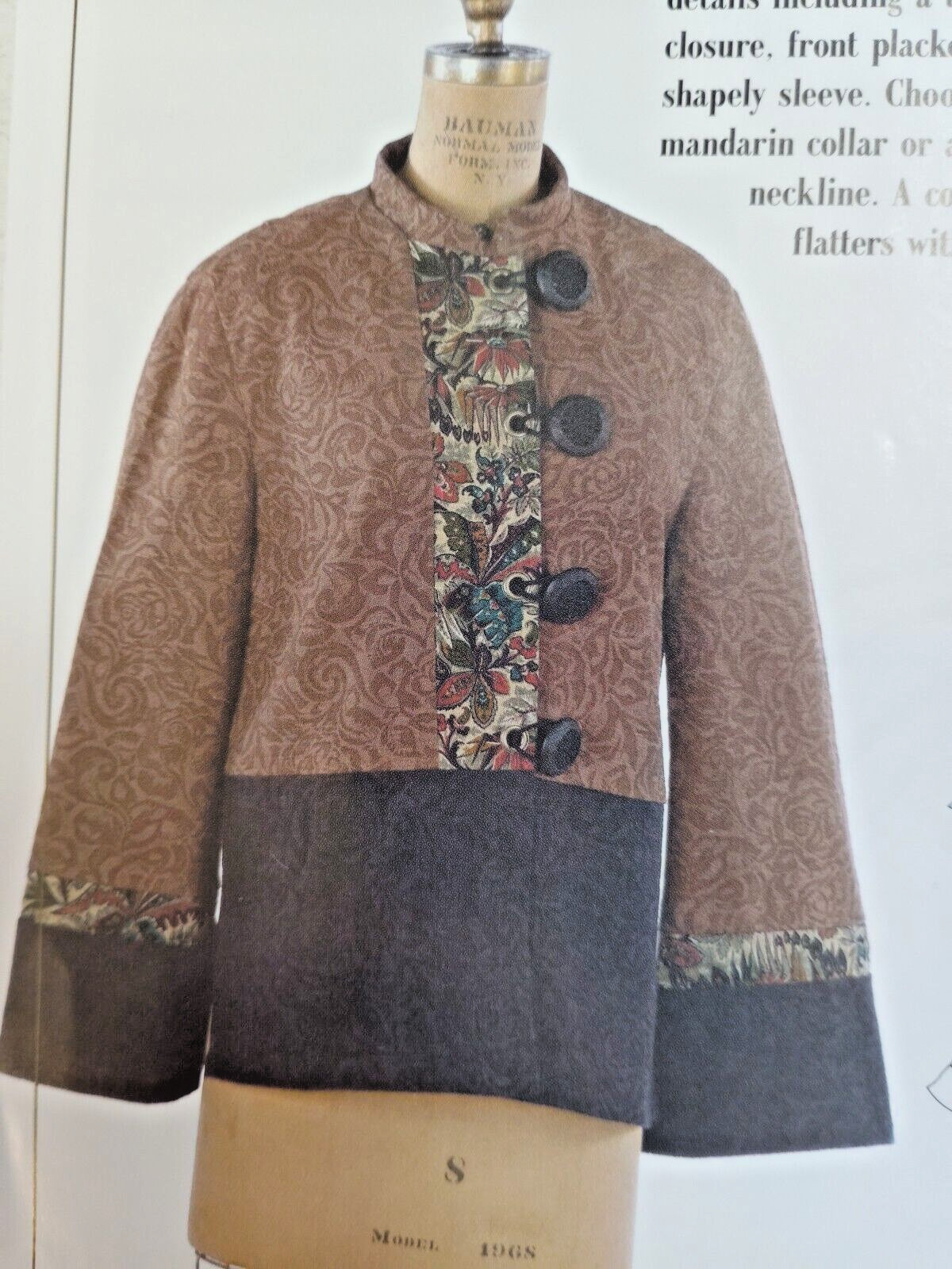 Jacket Coat Eyelet Appeal S M L XL Indygo Junction IJ727 Sewing Pattern Claire
