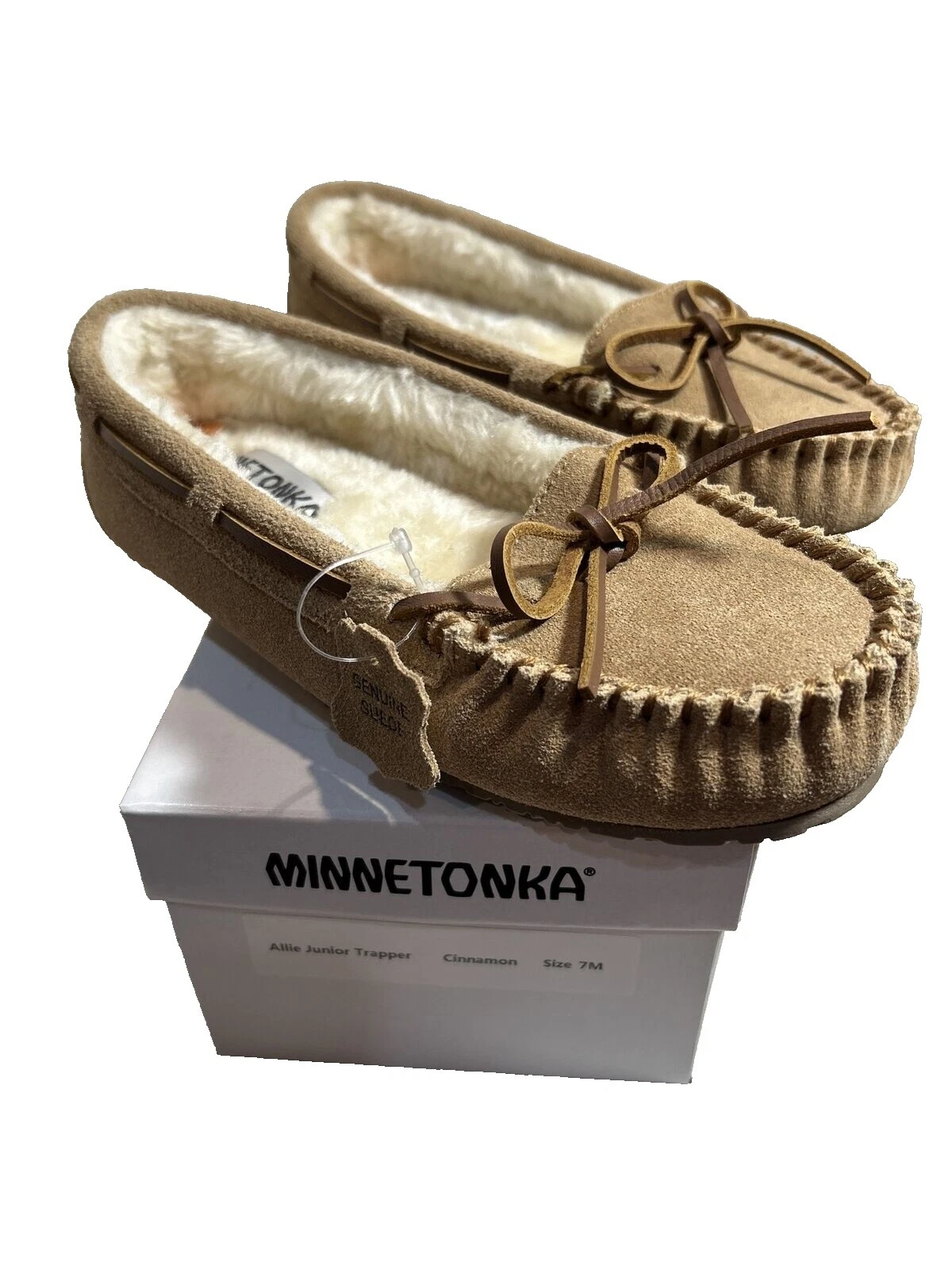Pantuflas para mujer Minnetonka marrón talla 7 de EE. UU.