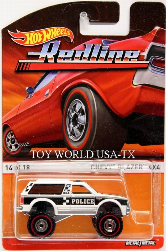 2016 Hot Wheels Redline Heritage Series #14 Chevy Blazer 4X4