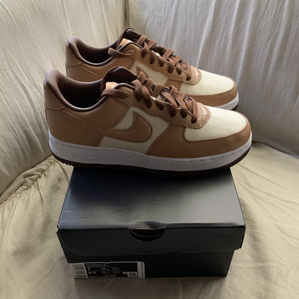 nike air force 1 af1 acorn brown tan - brand new size 7 nike air force 1 af1 acorn brown tan - brand new size 7