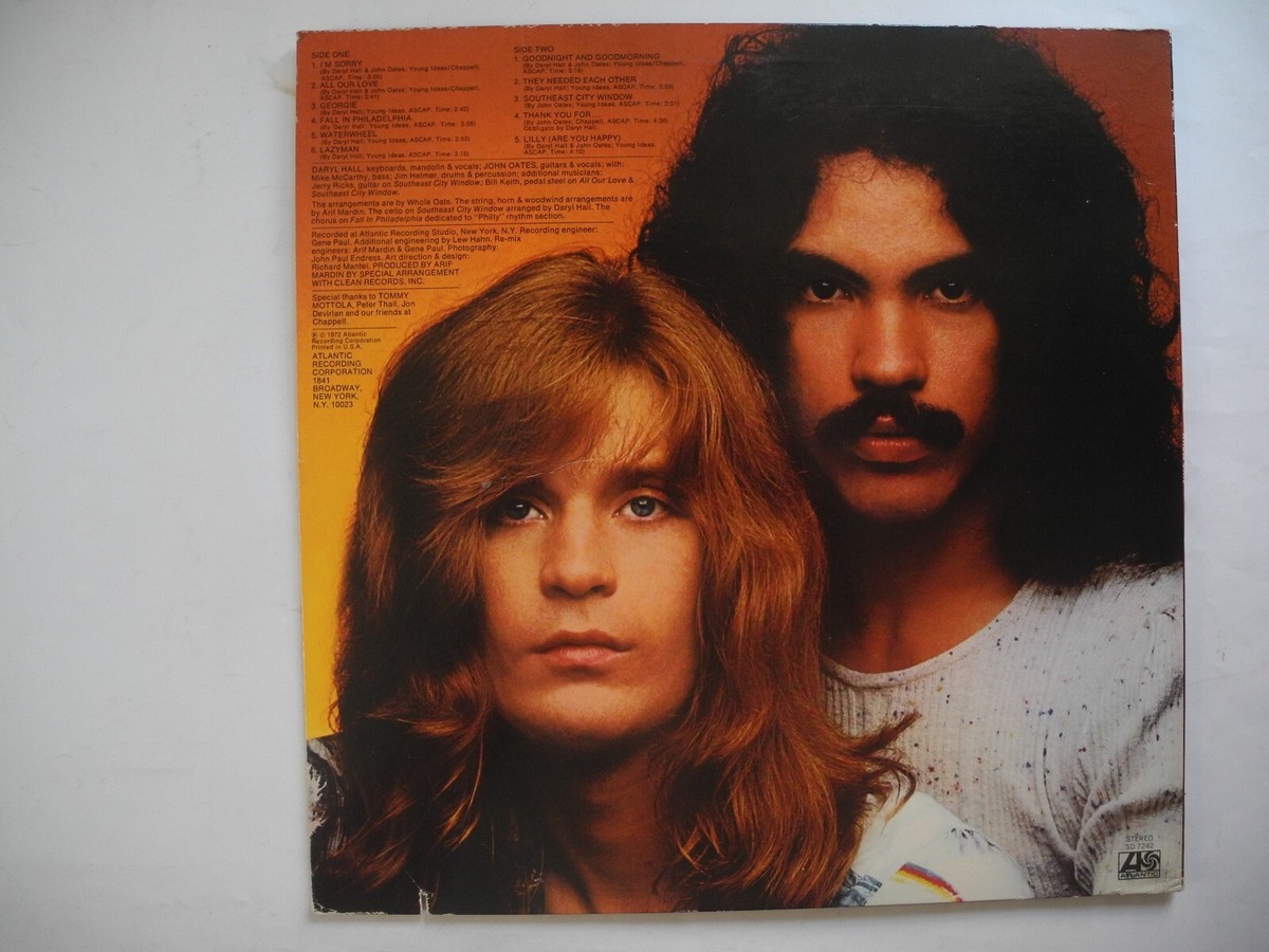 DARYL HALL & JOHN OATES Same s/t LP 1972 US EX/EX- | eBay