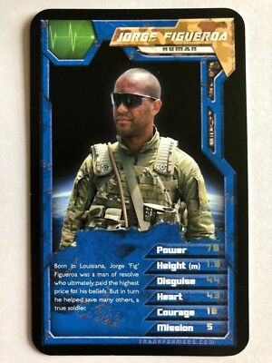 Top Trumps JORGE FIGUEROA Transformers Super Top Trump Card