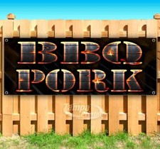 BBQ PORK Advertising Vinyl Banner Flag Sign Many Sizes USA