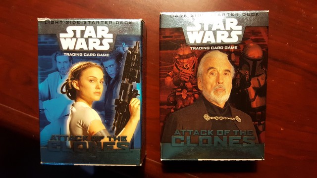 Vintage Star Wars Dark Side Starter Deck Attack of The Clones Trading Card Game for sale online