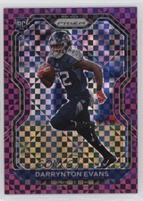 2020 Panini Prizm Rookie Purple Power Prizm 27/49 Darrynton Evans #396 11ur