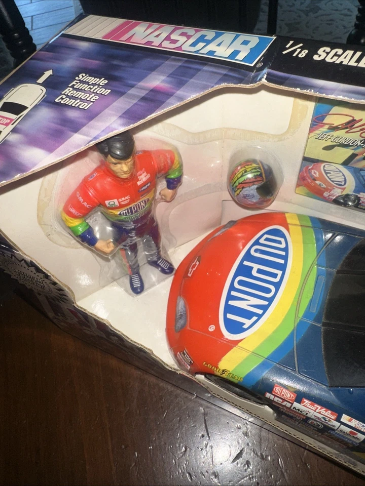 Toy Biz Jeff Gordon #24 Depont NASCAR 1/8 Scale Remote Control Car NIB Vintage - Image 3 of 4