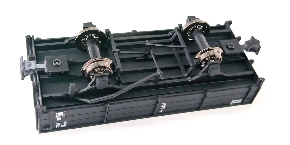 HOn30/HOe Scale Kubiki Railway To-1 Narrow Gauge Gondola Late Kit H0e Open Wagon - Image 3 of 4