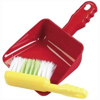 Happy People Putz-Set Besen Handfeger 16Cm Und Kehrschaufel 22Cm