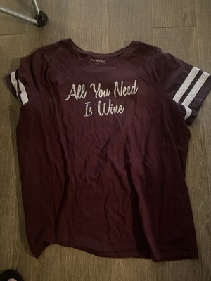 Wine Lover Shirt/All You Need Is Wine Size22/24