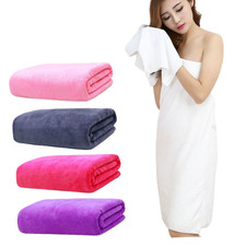 Großes Badetuch 100x200 cm aus Baumwolle als Sauna Strand und Badelaken