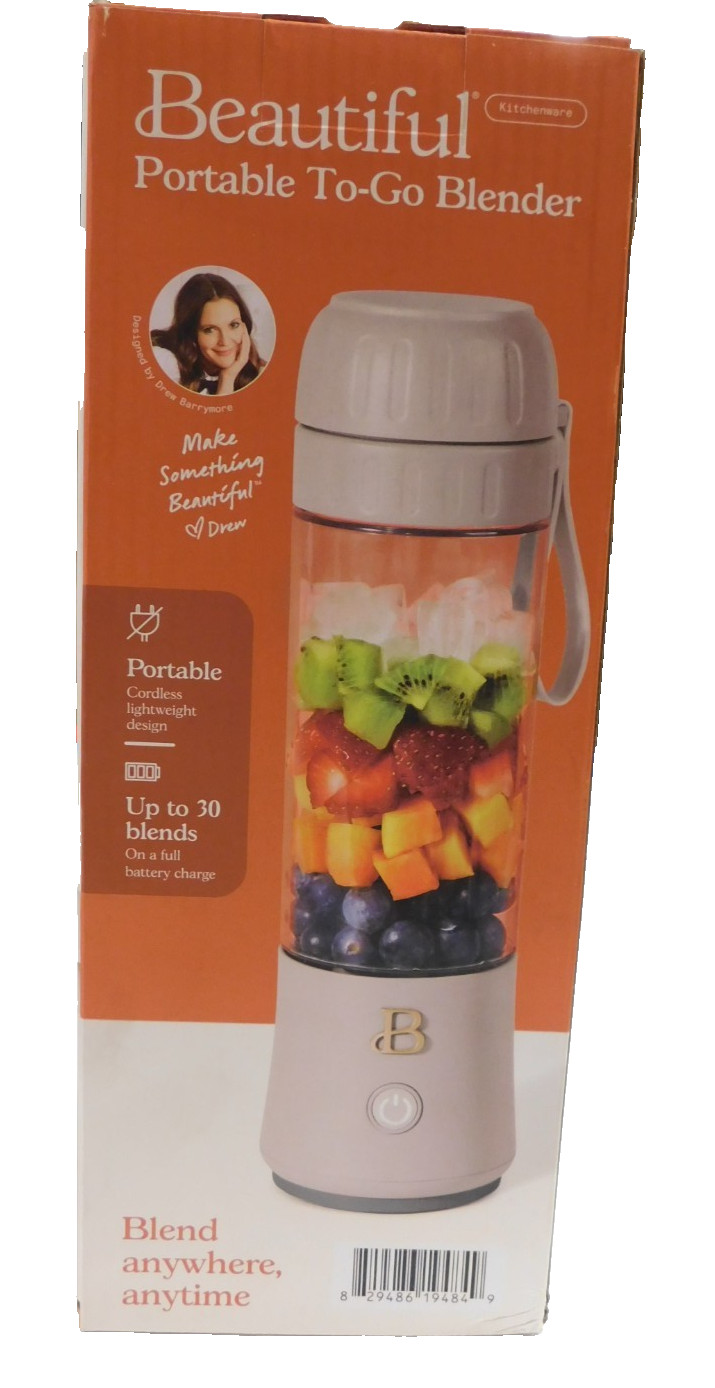 Beautiful Portable/Rechargeable To-Go Blender,16 Oz Porcini 