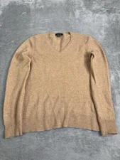 Saks Fifth Avenue Cashmere Sweater Women’s Medium Beige