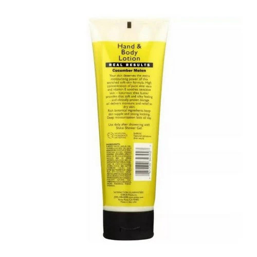 Cucumber Melon Moisturizing Hand and Body Lotion 8 Oz By Shikai