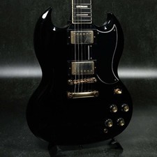 Epis Inspired by Gibson SG Custom Ebony (no260928)