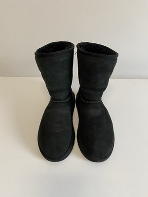 UGG Classic Kids Youth Kinder Stiefel Boots Lammfell Schwarz Gr. 35