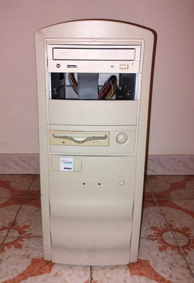 Retro Vintage ATX Case beige, Fujitsu Siemes Myrica, komplett, Psu Fsp perfect !