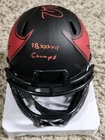 Simeon Rice Signed Autographed Riddell Tampa Bay Buccaneers Mini Helmet Radtke