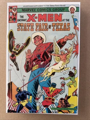 The Uncanny X-Men at the State Fair of Texas Marvel Comics 1983 VF+ Dallas Times